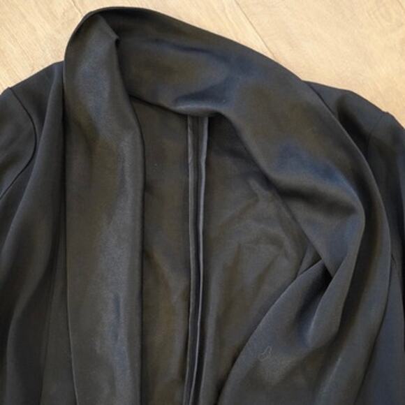 Wilfred Long Sleeve Pullover Open Front Blazer Black Womens Size 0 - Picture 3 of 8